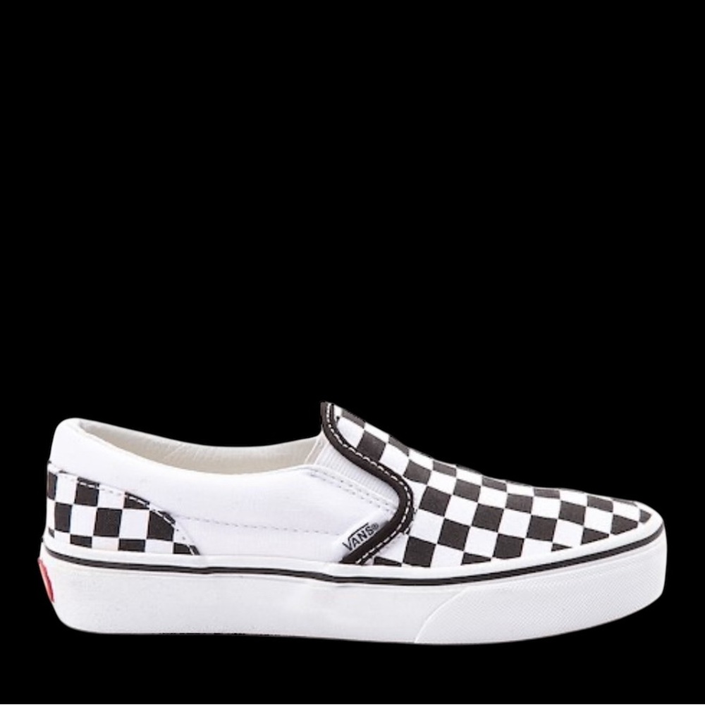 Vans Black and White Checkerboard Slip-Ons- Little Kids Sz 2.5